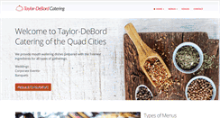 Desktop Screenshot of debordcatering.com