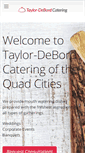 Mobile Screenshot of debordcatering.com